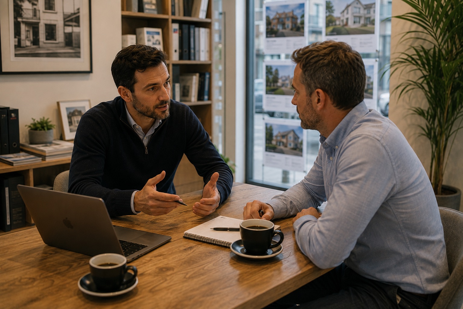 Échange entre un conseiller YLEVIO et un client autour d'un accompagnement personnalisé